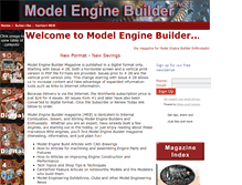 Tablet Screenshot of modelenginebuilder.com